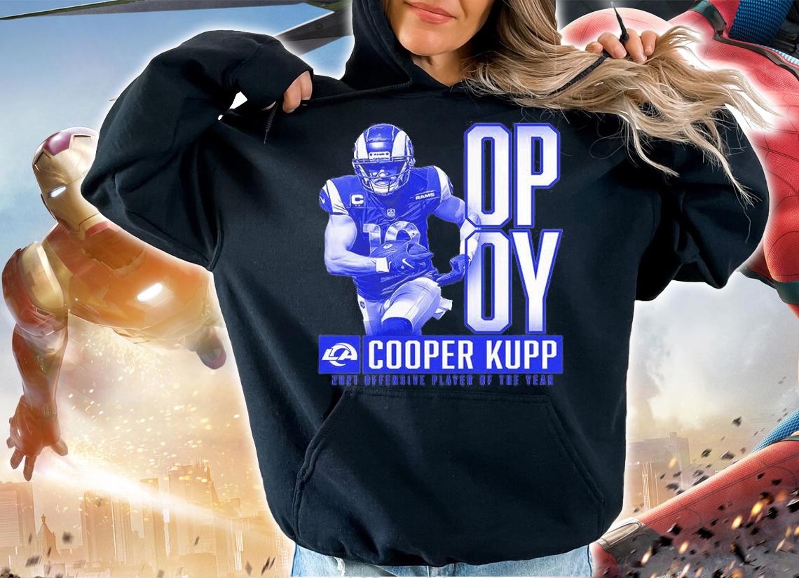 Cooper Kupp Los Angeles Rams 2021 NFL Offensive Player Of The Year T-Shirt t-shirt hoodie