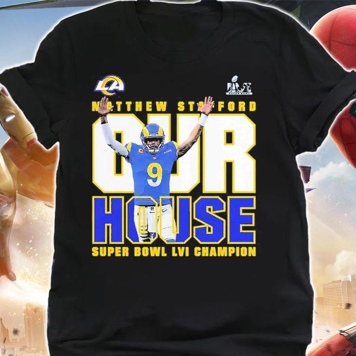 Matthew Stafford Los Angeles Rams Super Bowl LVI Champions T-Shirt t-shirt shirt