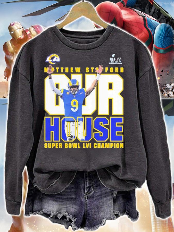 Matthew Stafford Los Angeles Rams Super Bowl LVI Champions T-Shirt t-shirt sweatshirt