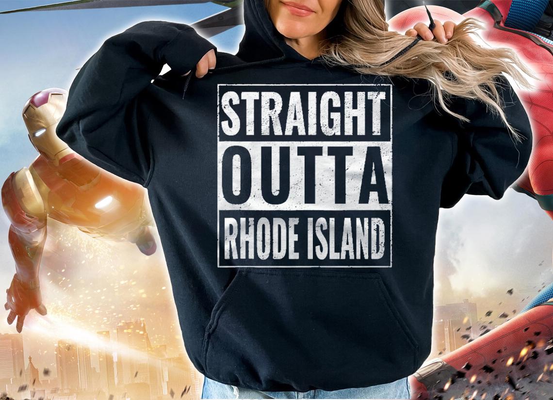 Straight Outta Rhode Island State Gift Shirt t-shirt