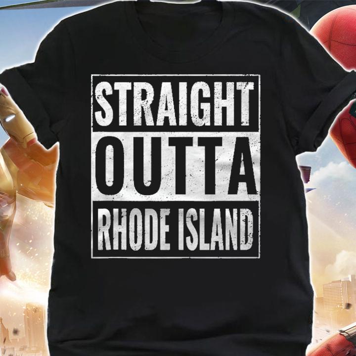 Straight Outta Rhode Island State Gift Shirt t-shirt