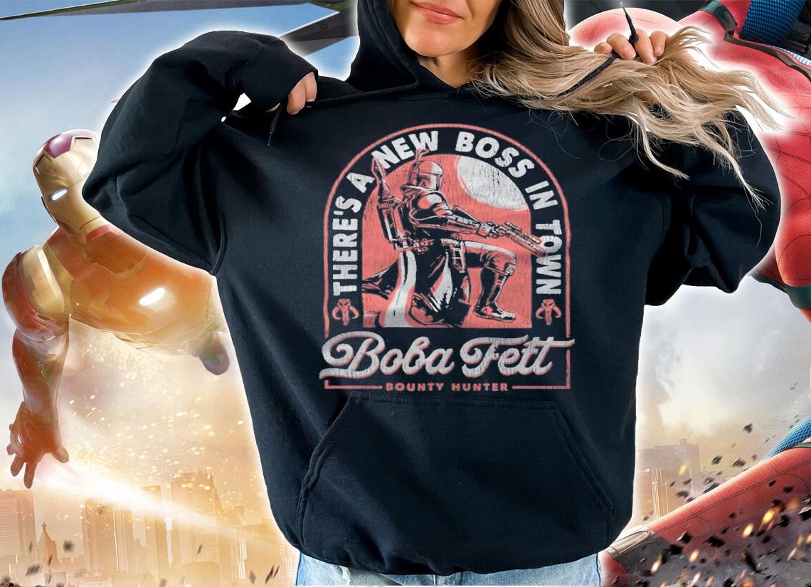 The Book of Boba Fett there's a new boss in town Boba Fett Bounty Hunter 2022 T-shirt t-shirt hoodie