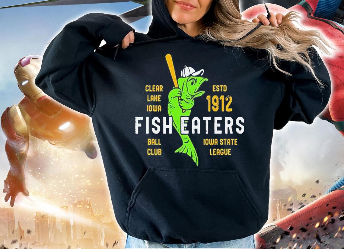 Clear Lake Fish Eaters Iowa Vintage Minor League Baseball T-Shirt t-shirt hoodie