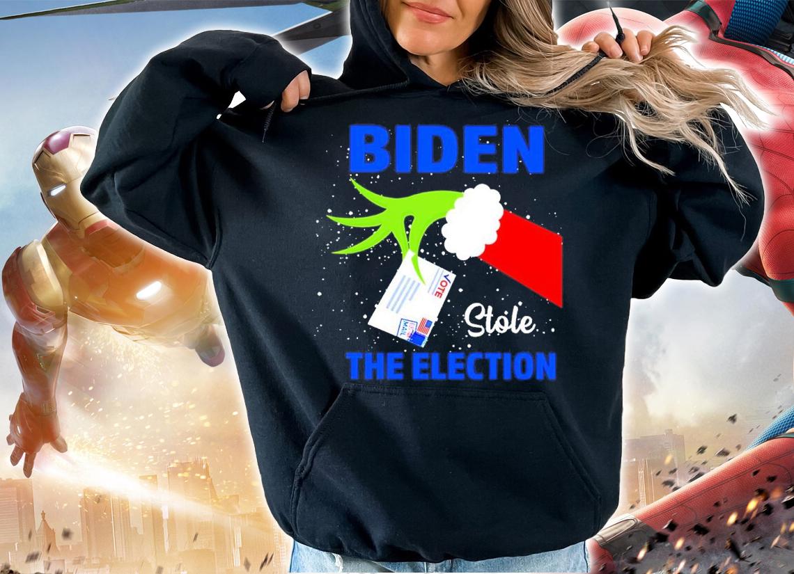 Grinch Biden Stole The Election Christmas Shirt t-shirt