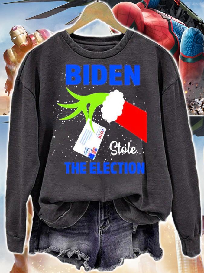 Grinch Biden Stole The Election Christmas Shirt t-shirt