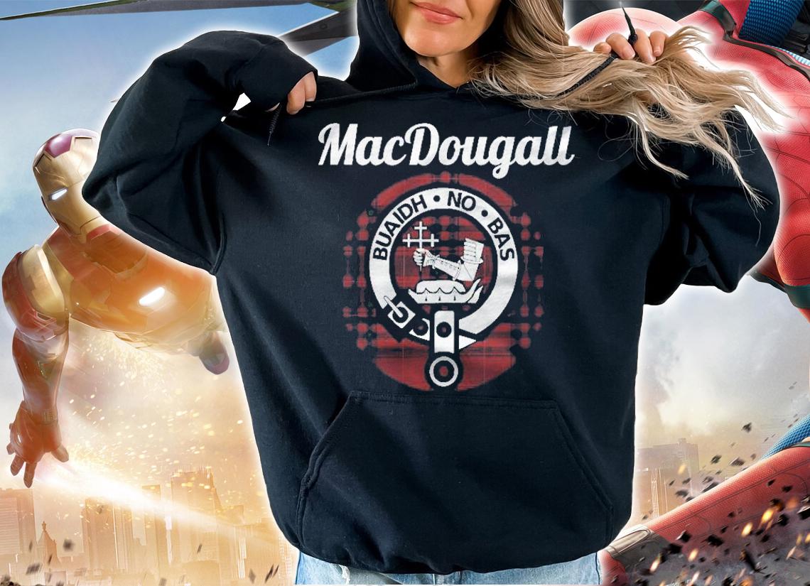 Macdougall Clan Scottish Name Coat Of Arms Tartan Shirt t-shirt