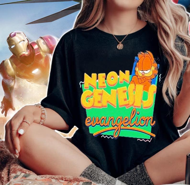 Neon Genesis Garfield Essential T-Shirt t-shirt woman shirt