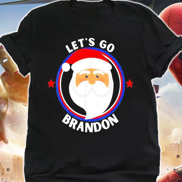 Santa Claus Lets Go Brandon Christmas Shirt t-shirt