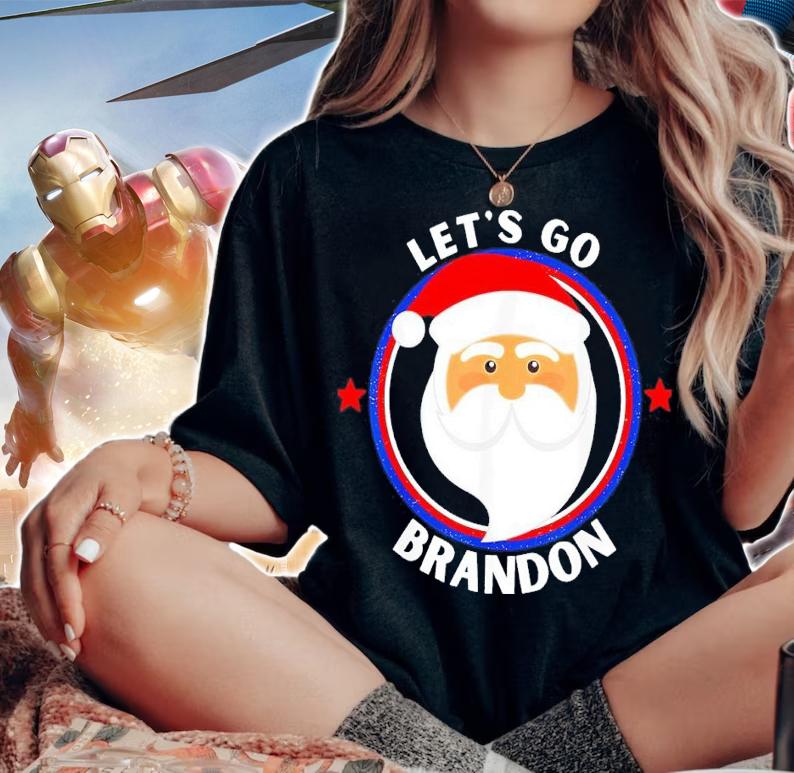 Santa Claus Lets Go Brandon Christmas Shirt t-shirt