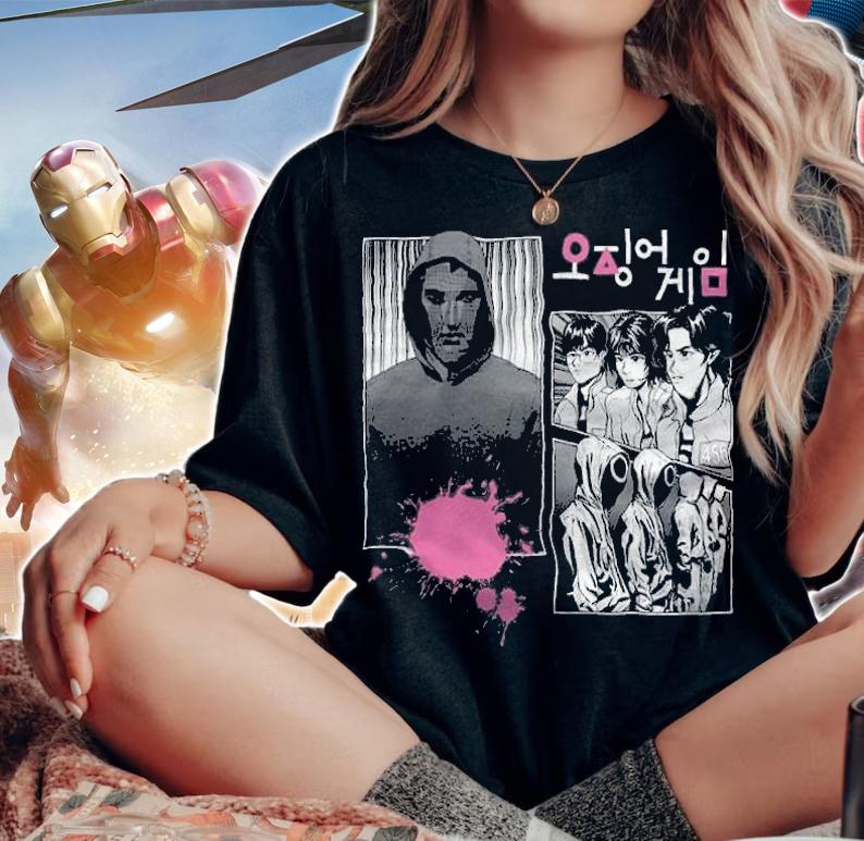 Squid Game Manga version T-shirt t-shirt