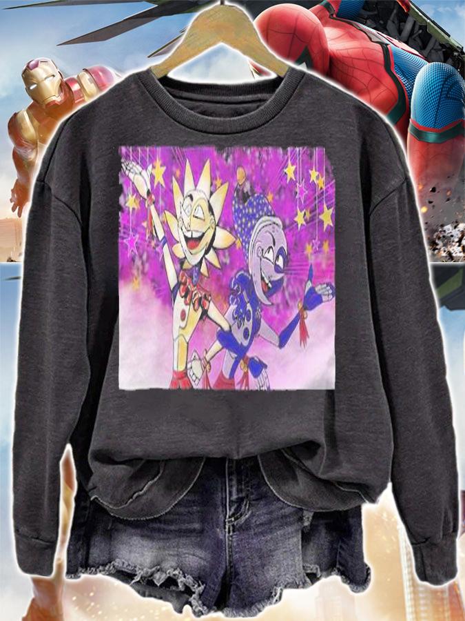 Sun and Moon characters T-shirt t-shirt