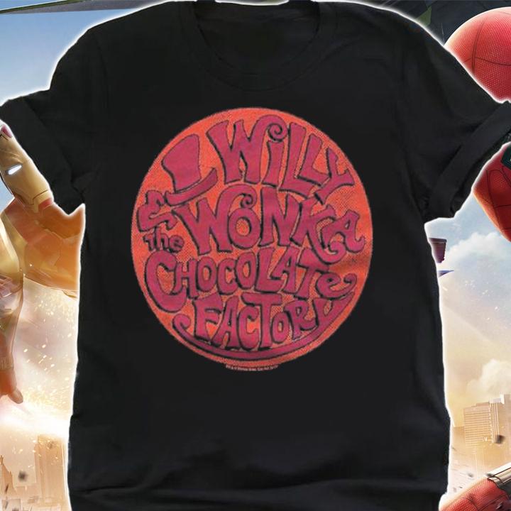 Willy Wonka And The Chocolate Factory Circle Logo Shirt t-shirt shirt