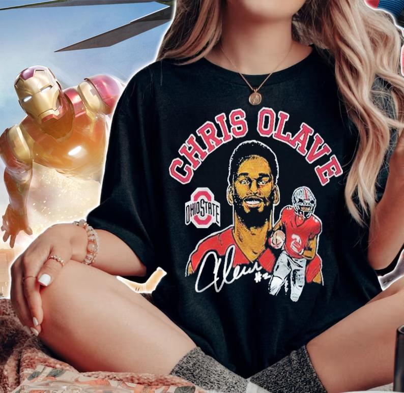 Chris Olave Ohio State signature T-shirt t-shirt woman shirt