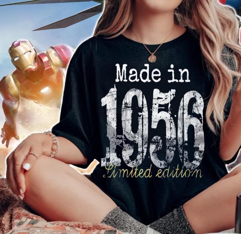Made In 1956 Tee  65 Years Old Shirt 1956 65Th Birthday Gift shirt t-shirt woman shirt