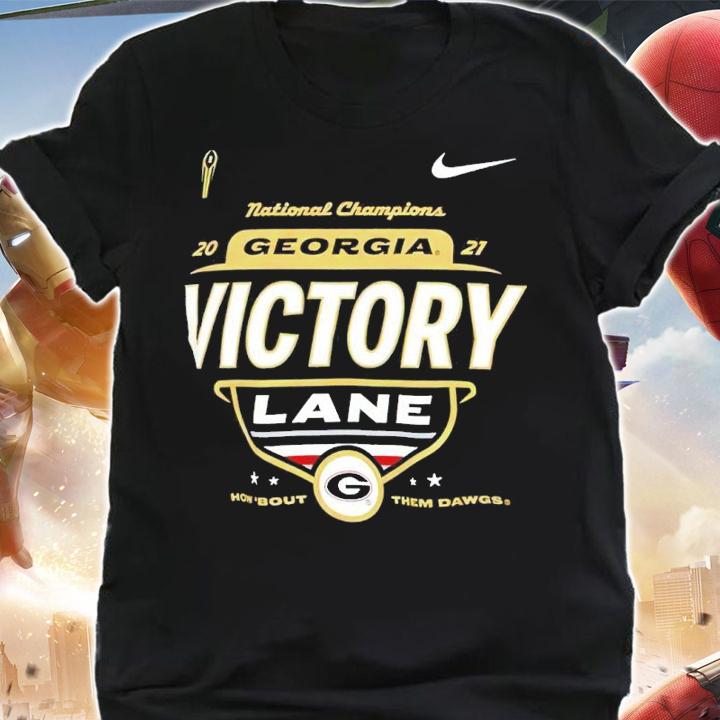 National Champions 2021 Georgia Victory Lane shirt t-shirt