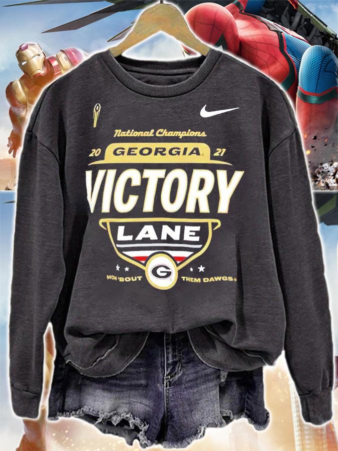National Champions 2021 Georgia Victory Lane shirt t-shirt