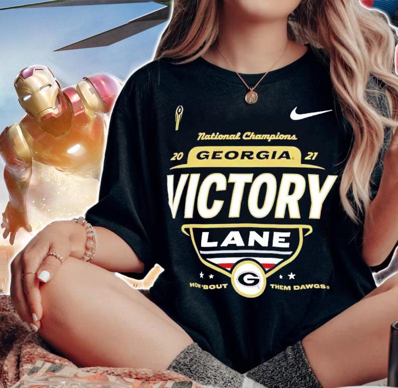 National Champions 2021 Georgia Victory Lane shirt t-shirt
