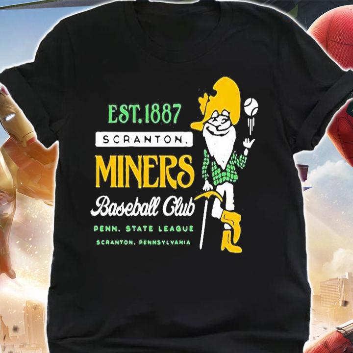 Scranton Miners Pennsylvania Vintage Minor League Baseball T-Shirt t-shirt shirt