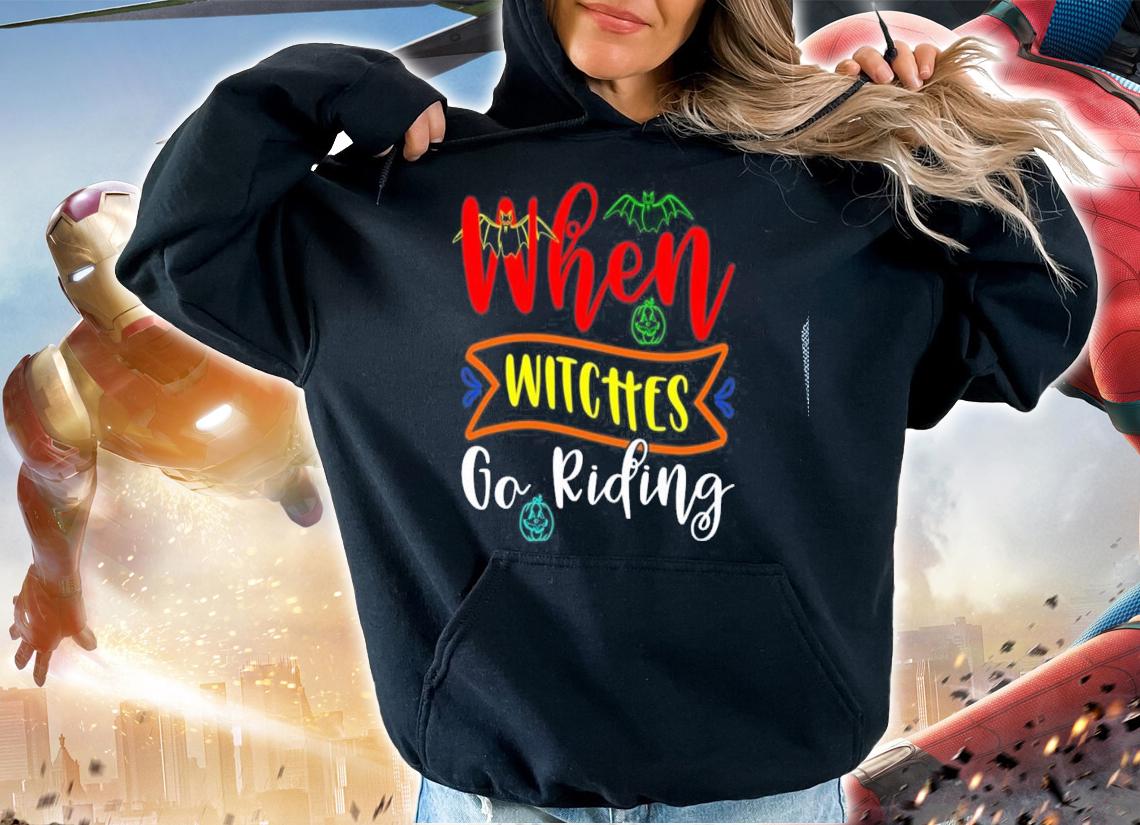 When Wiches Go Riding Halloween Classic T-shirt t-shirt