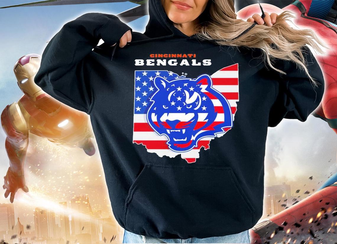 Cincinnati Bengals Logo NFL Football USA Shirt t-shirt hoodie
