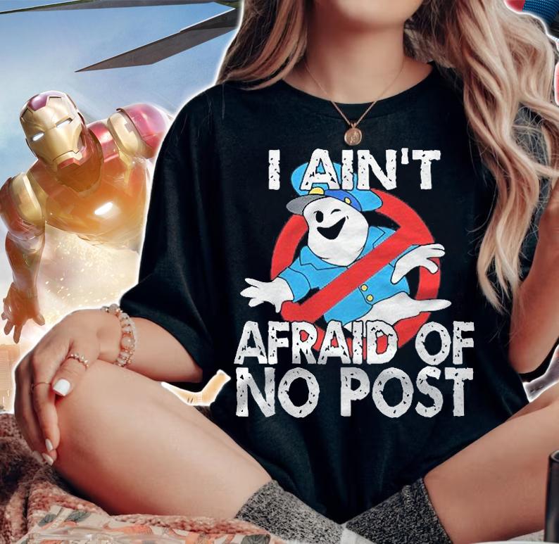 I Aint Afraid Of No Post Halloween Post Office Shirt t-shirt