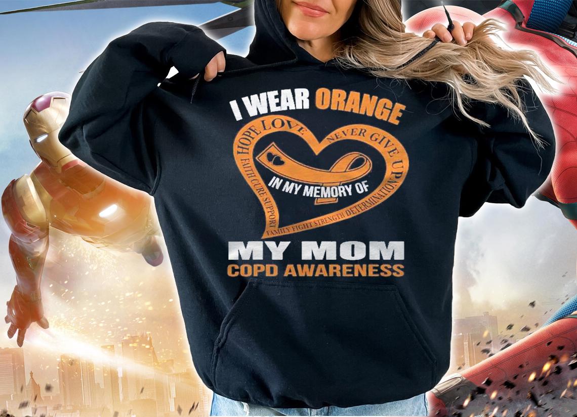 In My Memory Of My Mom Copd Awareness Shirt t-shirt