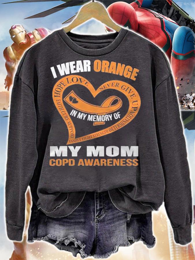 In My Memory Of My Mom Copd Awareness Shirt t-shirt