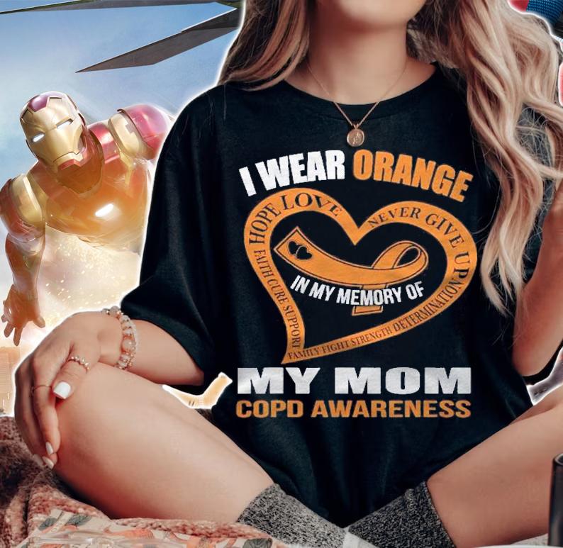 In My Memory Of My Mom Copd Awareness Shirt t-shirt
