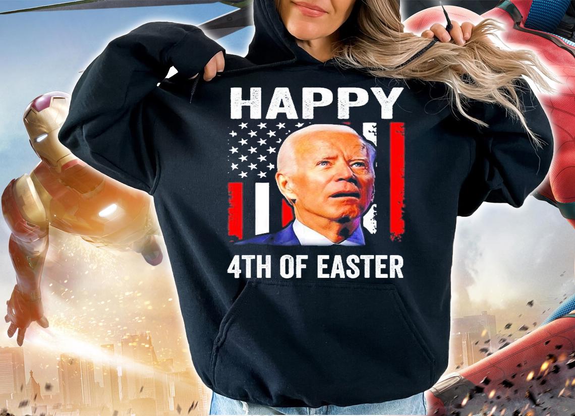 Joe Biden Happy 4th Of Easter Confused 4th Of July T-Shirt t-shirt hoodie