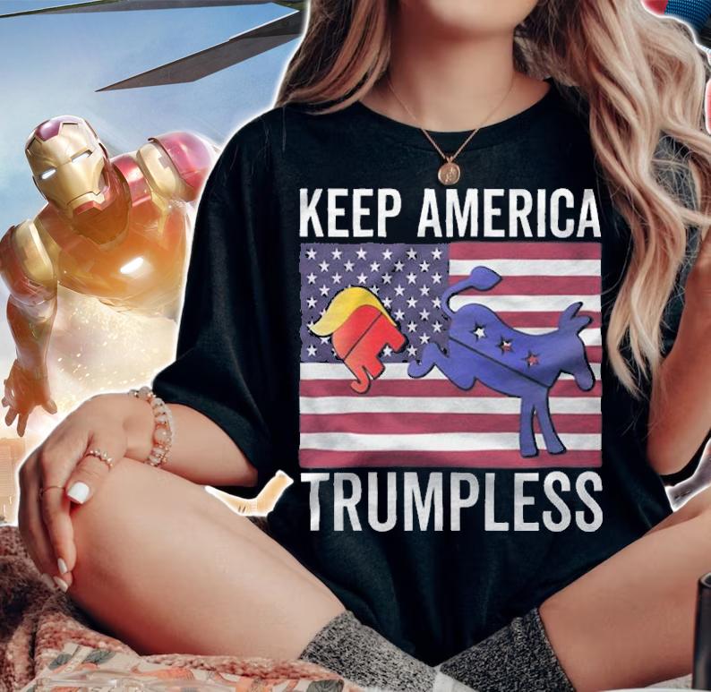 Keep America Trumpless Pro Biden T-Shirt t-shirt woman shirt