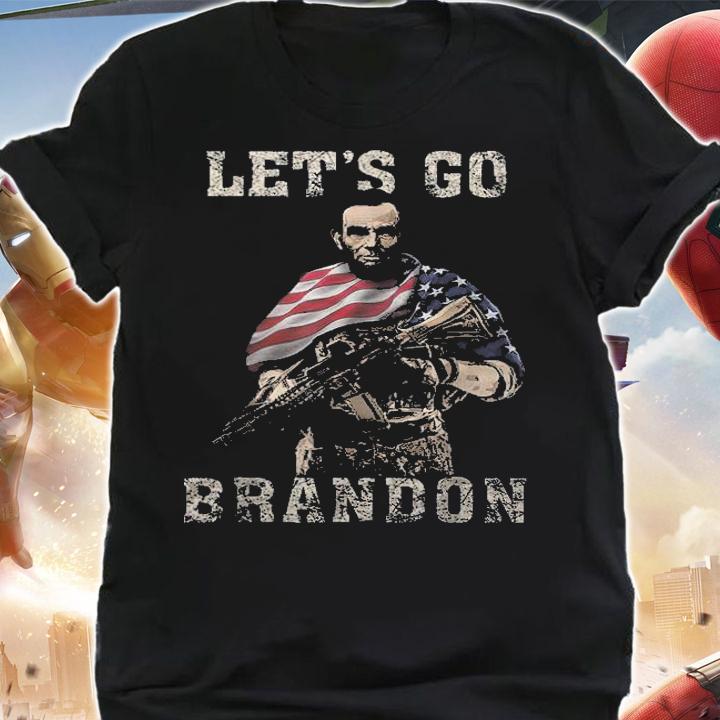 Let's Go Brandon Conservative Anti Liberal Abraham Lincoln T-Shirt t-shirt