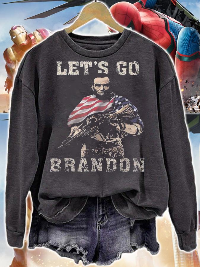 Let's Go Brandon Conservative Anti Liberal Abraham Lincoln T-Shirt t-shirt