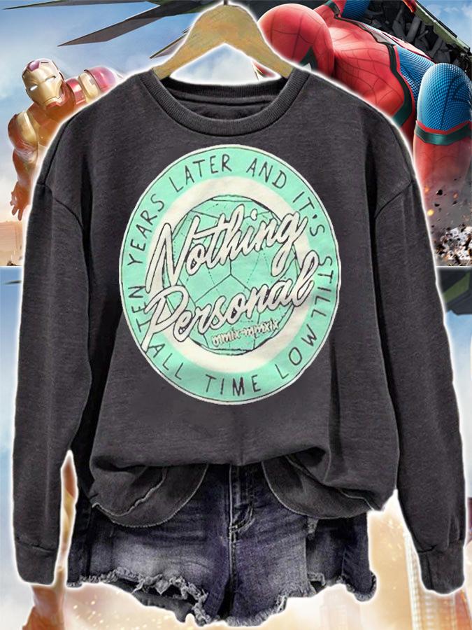 Nothing personal circle T-shirt t-shirt sweatshirt
