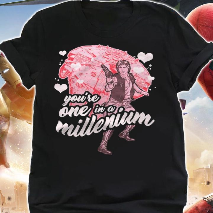 Star Wars Han Solo you're one in a millennium T-shirt t-shirt shirt