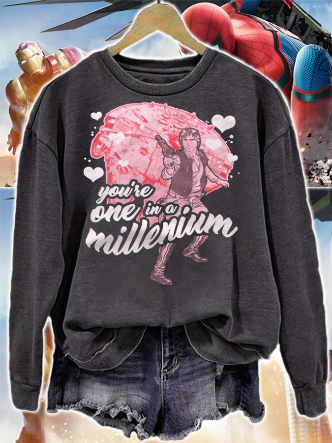 Star Wars Han Solo you're one in a millennium T-shirt t-shirt sweatshirt