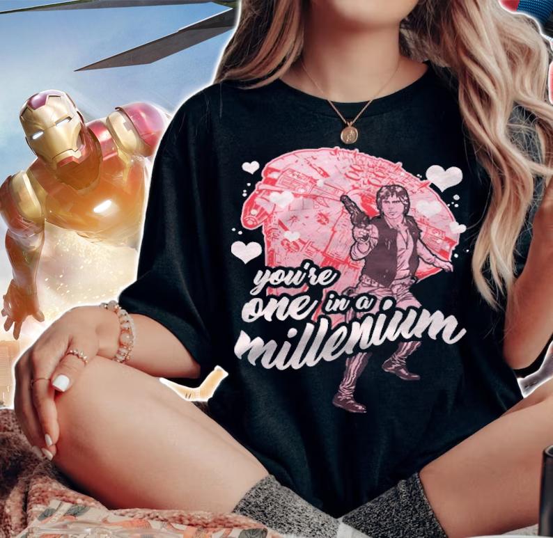 Star Wars Han Solo you're one in a millennium T-shirt t-shirt woman shirt