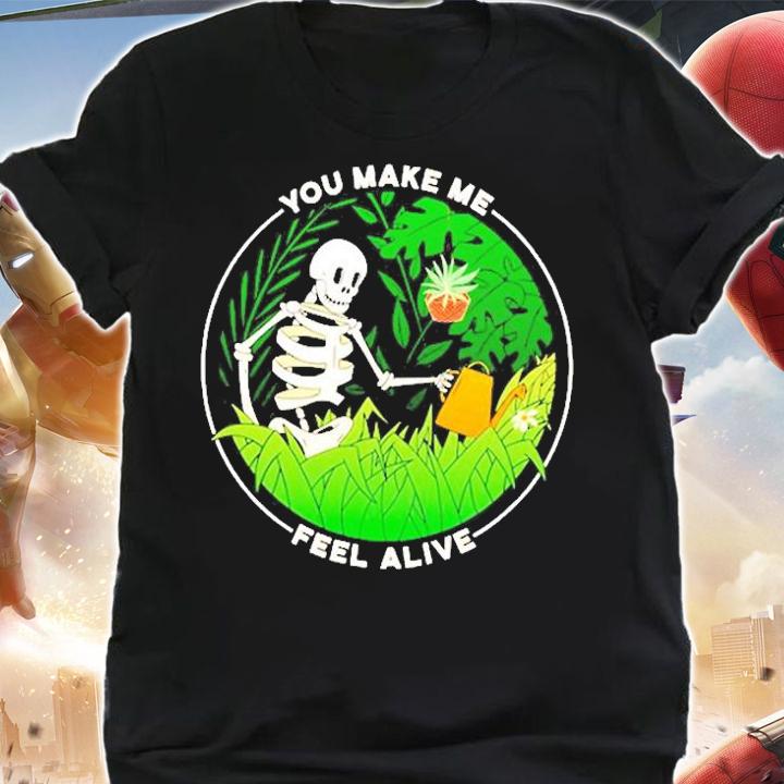 You Make Me Feel Gardener Plant Lady Whisperer T-Shirt t-shirt shirt