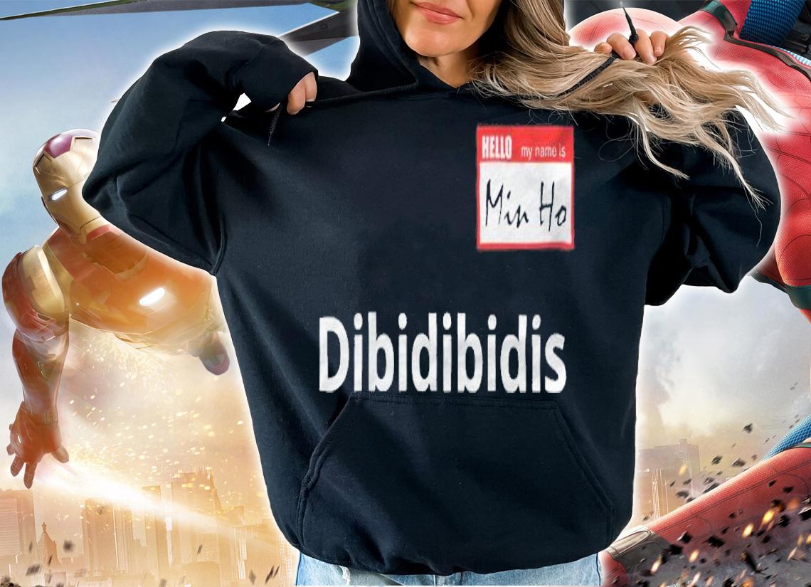 Dibidibidis Shinee Hello My Name Is Minho Shirt t-shirt hoodie