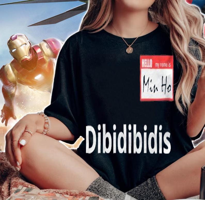 Dibidibidis Shinee Hello My Name Is Minho Shirt t-shirt woman shirt