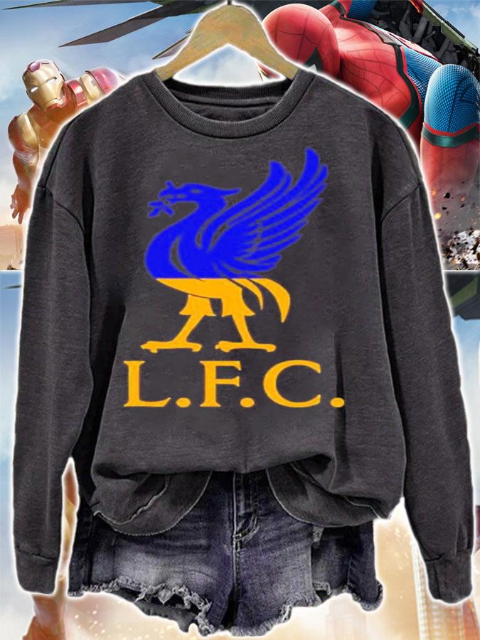 Jurgen Klopp Wearing LFC Liverpool FC Anfield Liver Bird Shirt t-shirt sweatshirt