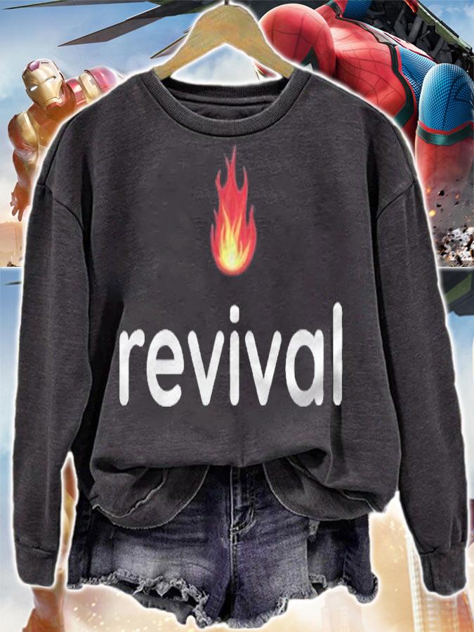 Revival Fire Jesus Christ Born Again Christian Church Bible shirt t-shirt