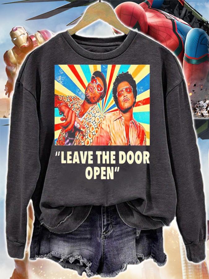 Silk Sonic Leave The Door Open Bruno Mars Shirt t-shirt