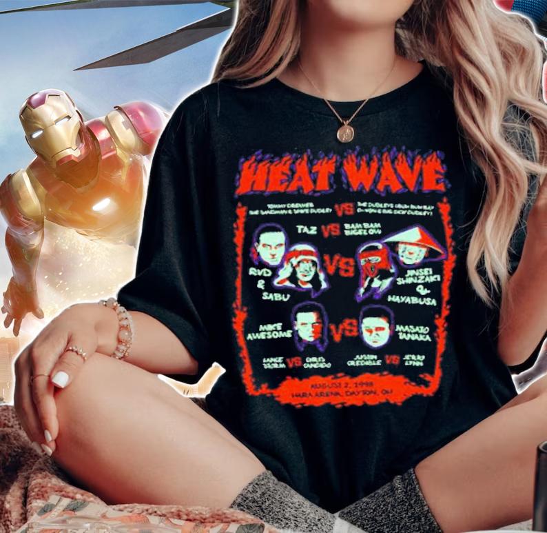 Heat Wave 98' Event Shirt t-shirt woman shirt