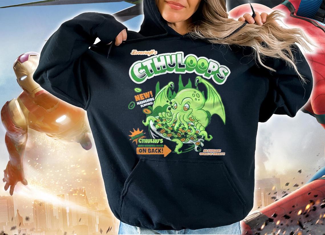 Lovecraft's Cthuloops New Maddening Flavors shirt t-shirt
