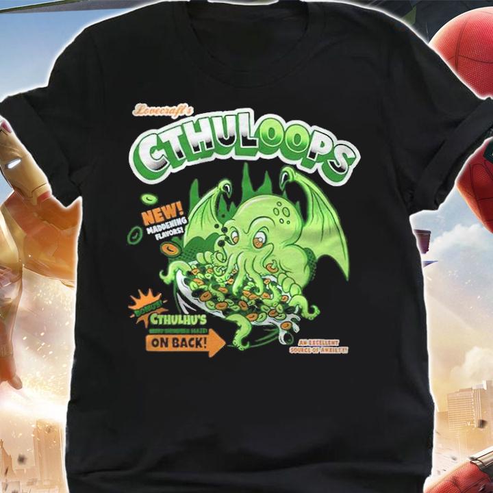 Lovecraft's Cthuloops New Maddening Flavors shirt t-shirt