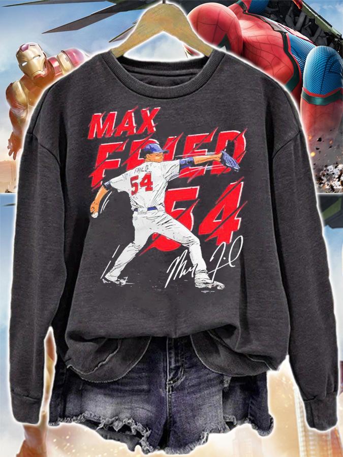 Max Fried Player Name Atlanta Baseball Shirt t-shirt sweatshirt