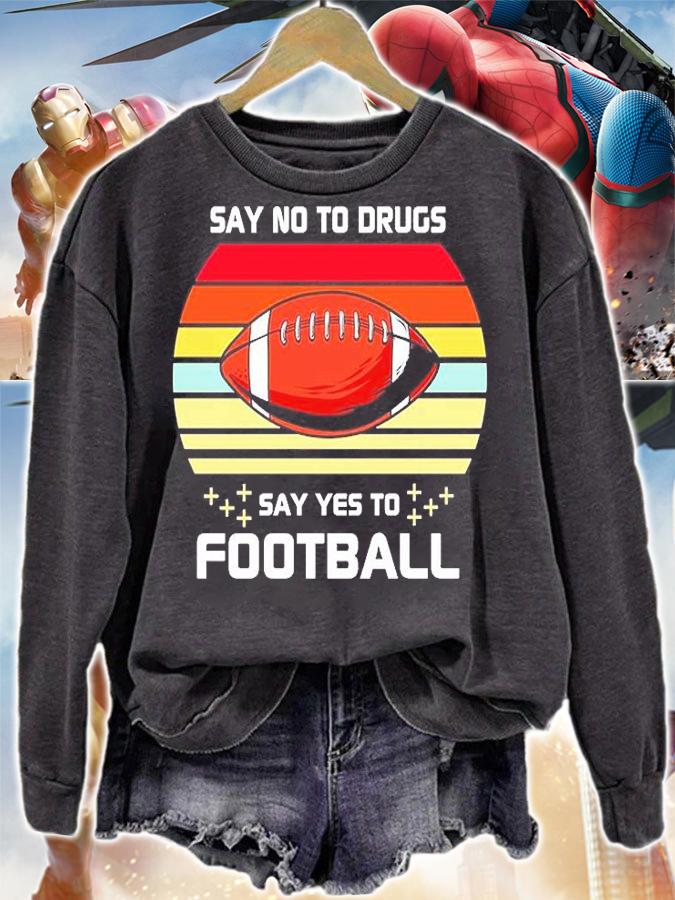 Say No To Orugs Say Yes To Football Vintage T-Shirt t-shirt
