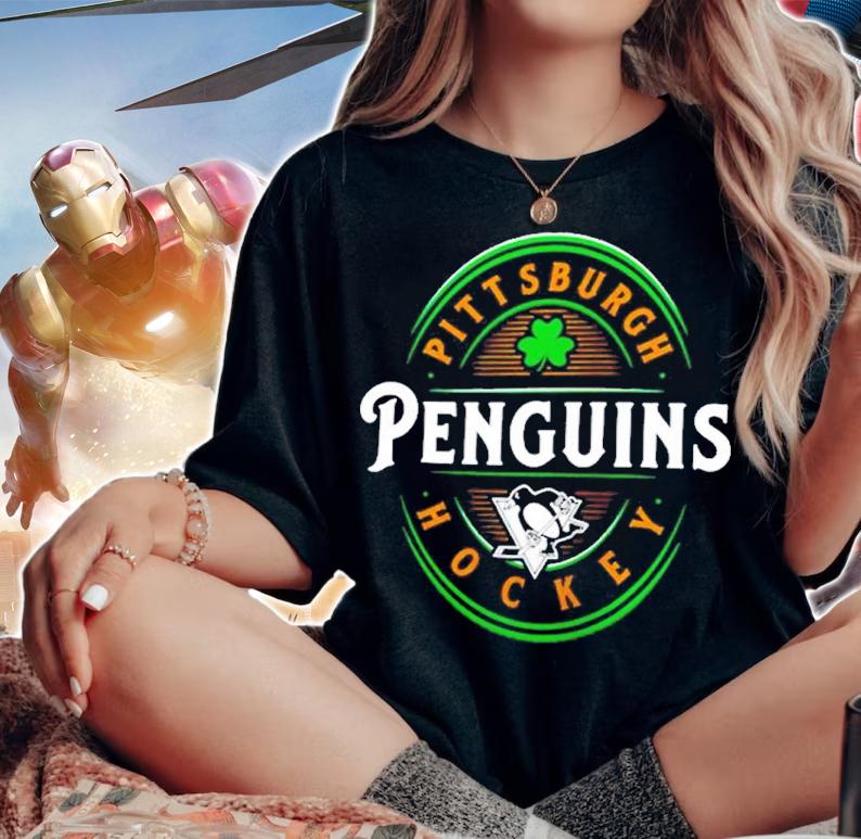 St. Patrick's Day Pittsburgh Penguins Hockey Forever Lucky Shirt t-shirt