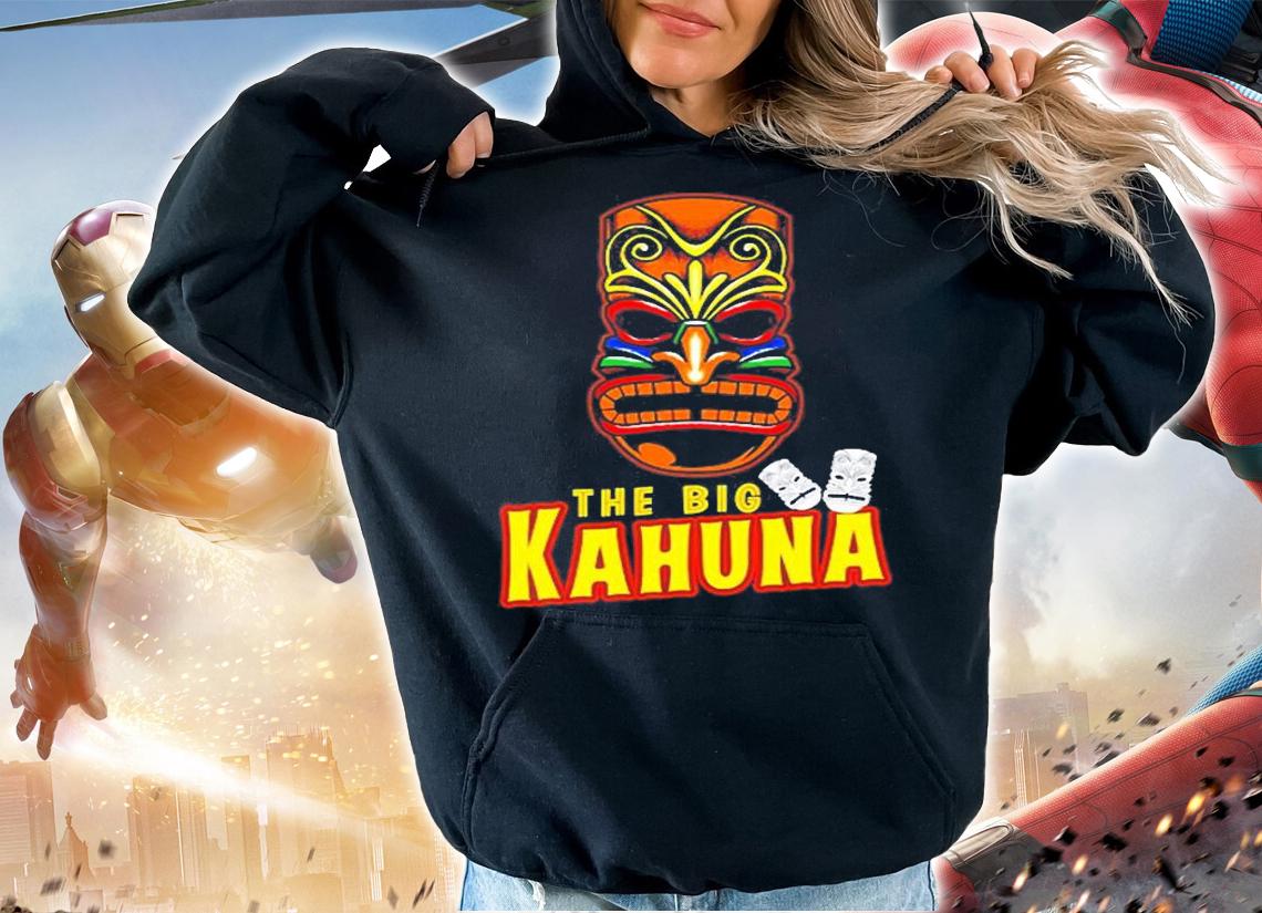 The Big Kahuna Hawaiian Tiki Mask Luau Vacation T-Shirt t-shirt hoodie
