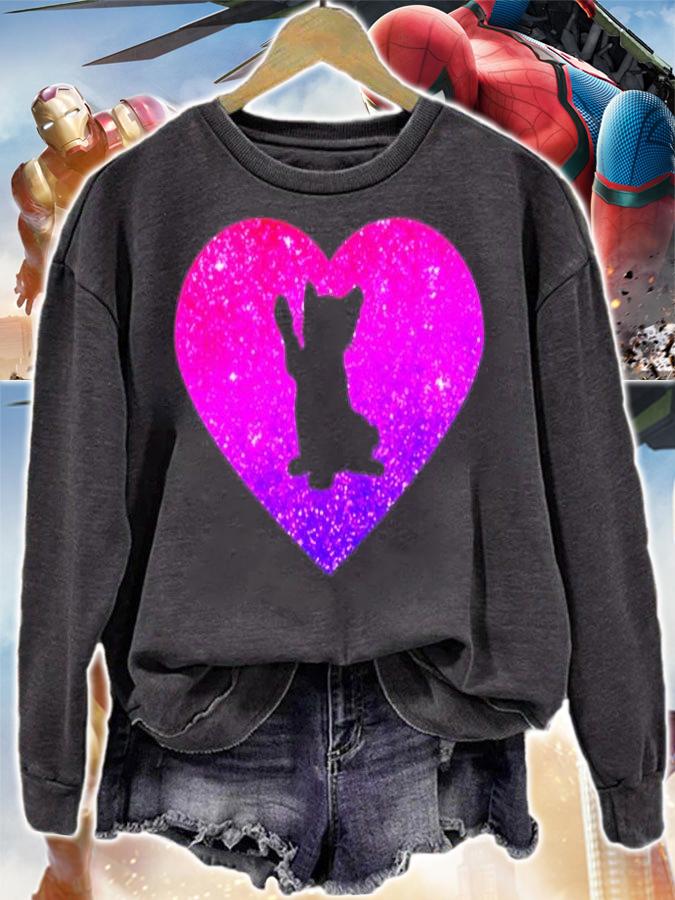 Cute Kitty Kitten Cat Heart Gift For Girls Teens And Women T-Shirt t-shirt